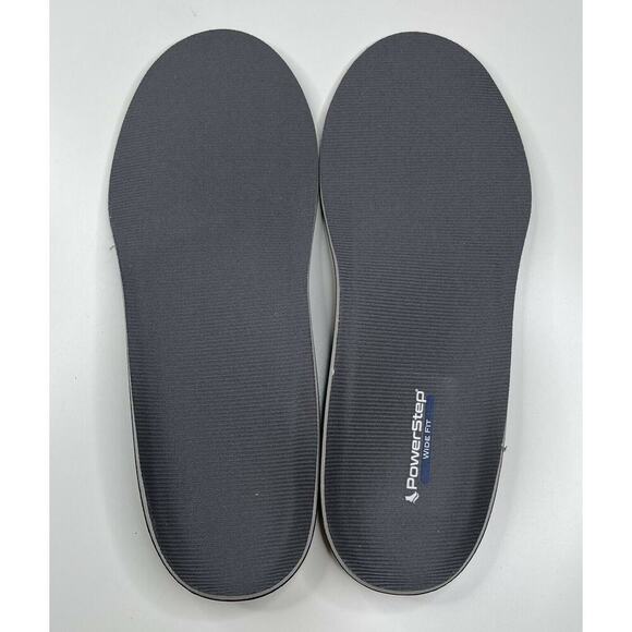 NWT Powerstep Orthopedic Insoles Men’s Gray Medium Wide Feet Full Length - Picture 3 of 5